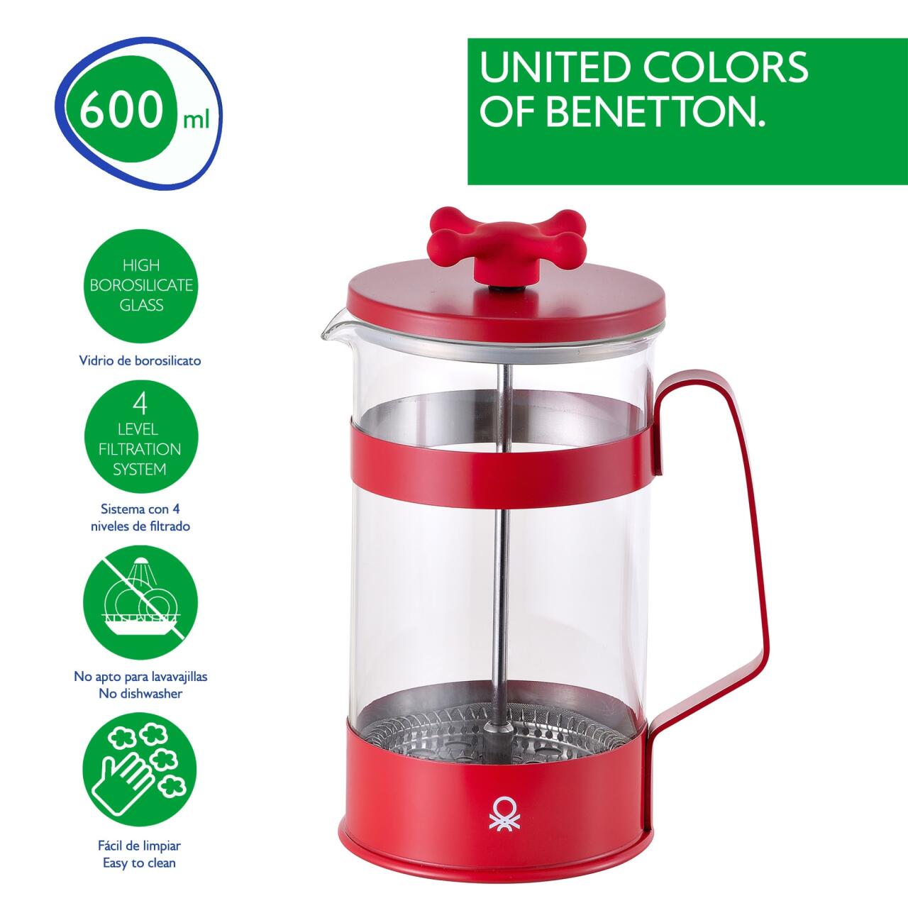 Cafetera de Émbolo 600ml